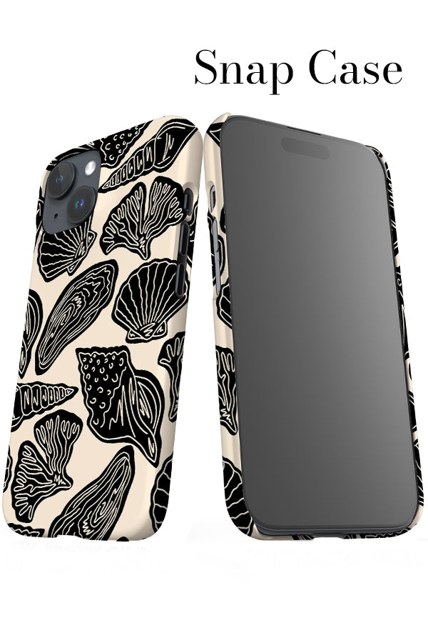 Mixed Shell iPhone Snap Phone Case (Black & White) | Harper & Blake