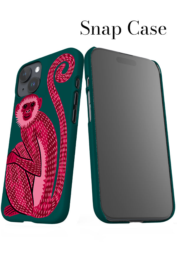 Monkey iPhone Snap Phone Case (Teal) | Harper & Blake