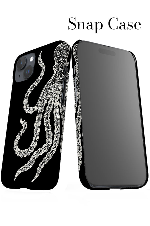 Octopus Placement iPhone Snap Phone Case (Black) | Harper & Blake