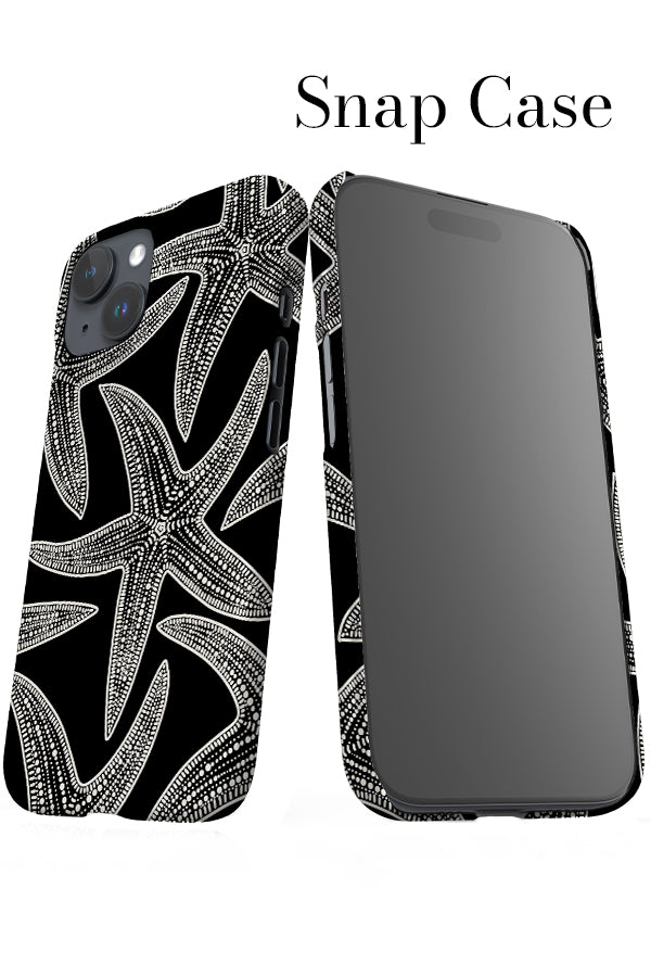 Oversized Starfish iPhone Snap Phone Case (Black) | Harper & Blake