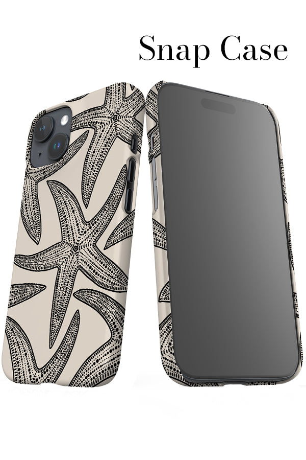 Oversized Starfish iPhone Snap Phone Case (White) | Harper & Blake