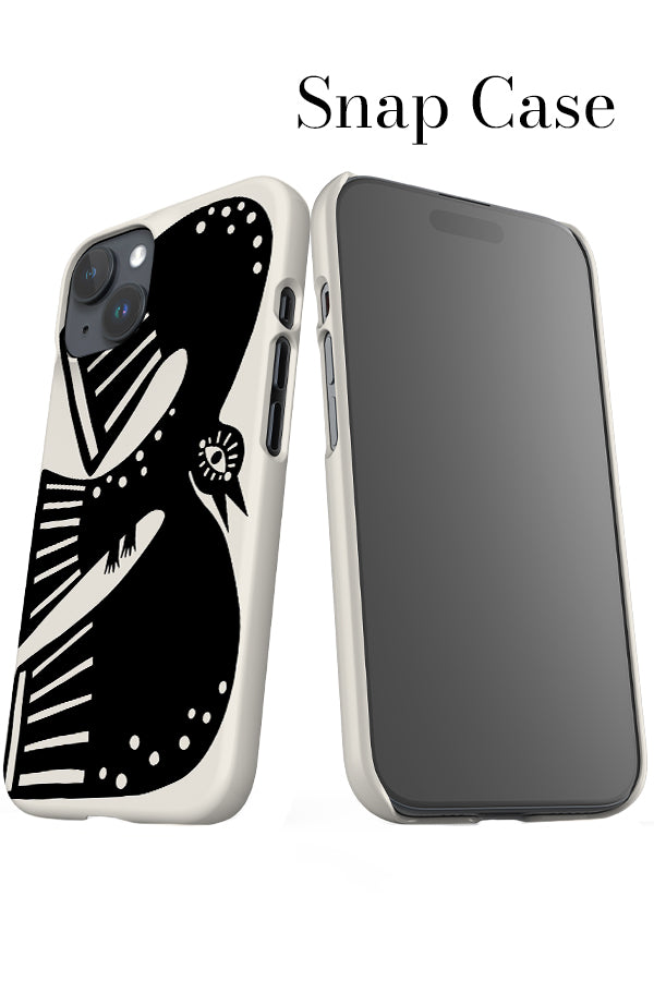 Placement Bird iPhone Snap Phone Case (Black & White) | Harper & Blake