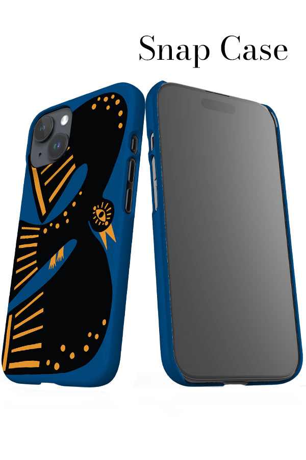 Placement Bird iPhone Phone Case (Blue) | Harper & Blake