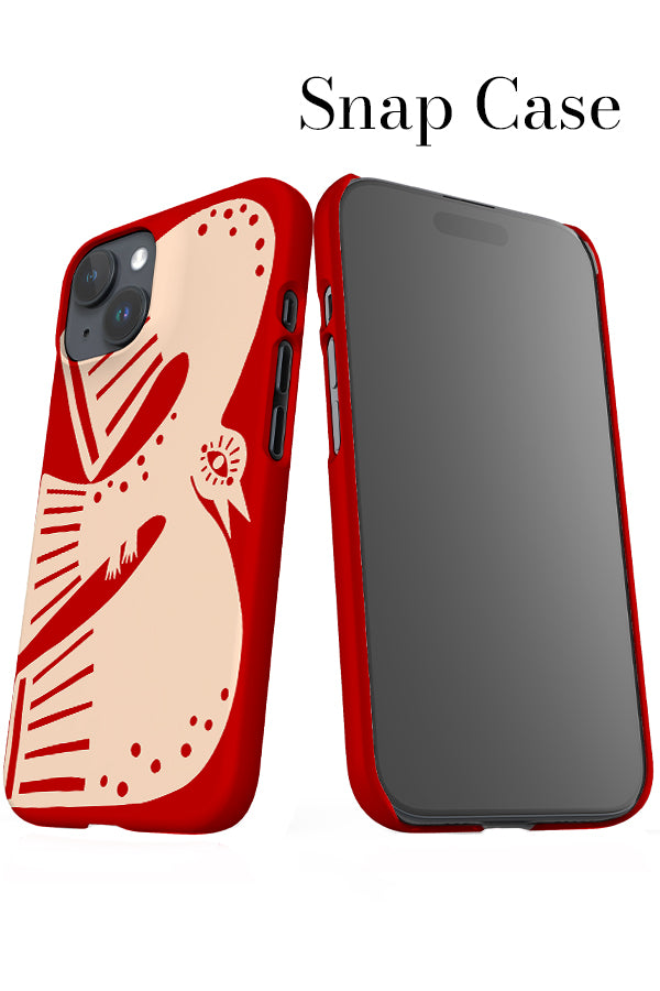 Placement Bird iPhone Snap Phone Case (Red) | Harper & Blake