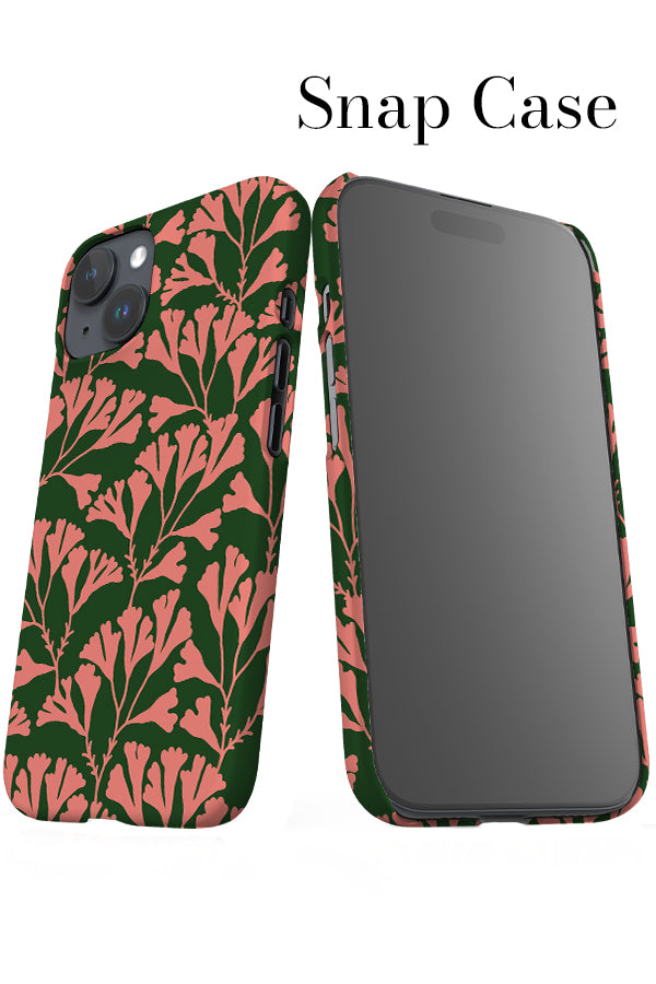 Seaweed iPhone Snap Phone Case (Green Pink) | Harper & Blake