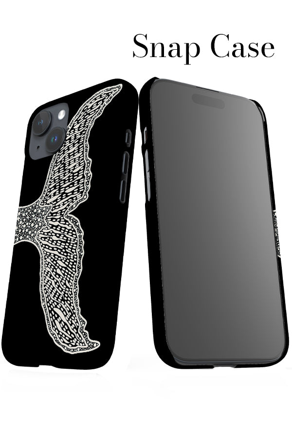 Shark Tail iPhone Snap Phone Case (Black) | Harper & Blake