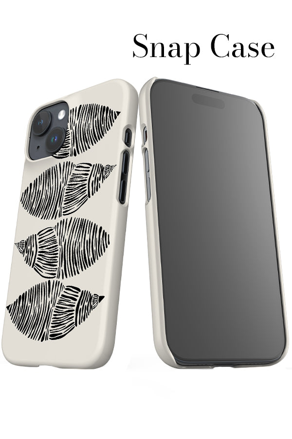 Shell Placement iPhone Phone Case (Black & White) | Harper & Blake
