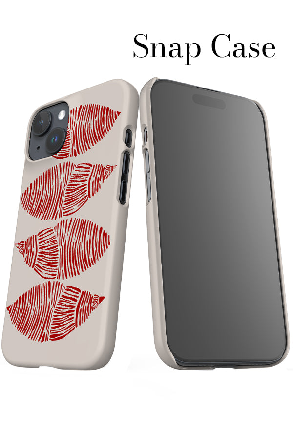 Shell Placement iPhone Snap Phone Case (Off-White) | Harper & Blake