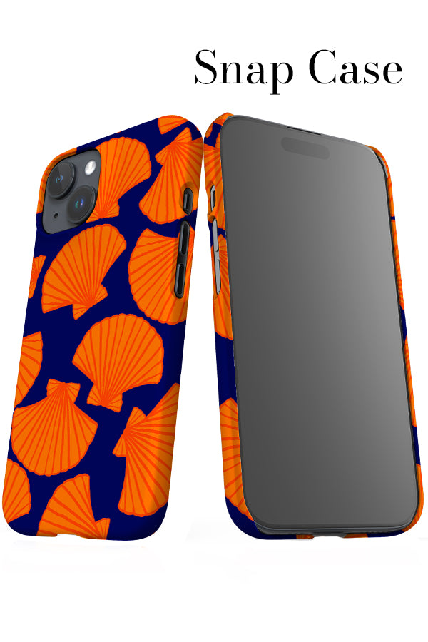 Shell Scatter Colour iPhone Snap Phone Case (Dark Blue) | Harper & Blake