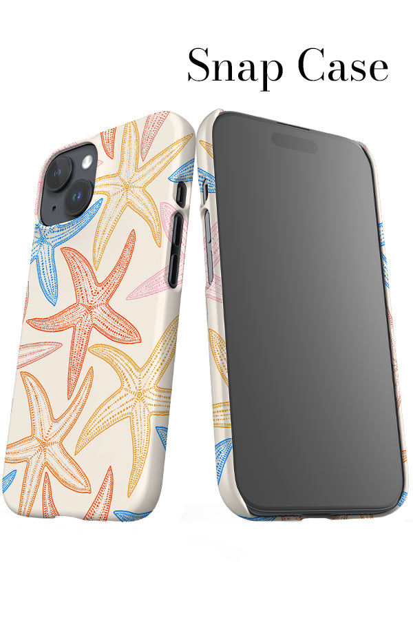 Starfish Scatter iPhone Snap Phone Case (Bright) | Harper & Blake