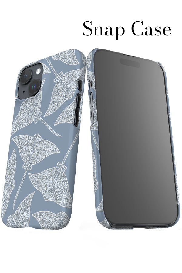 Stingray Details iPhone Snap Phone Case (Dusty Blue) | Harper & Blake