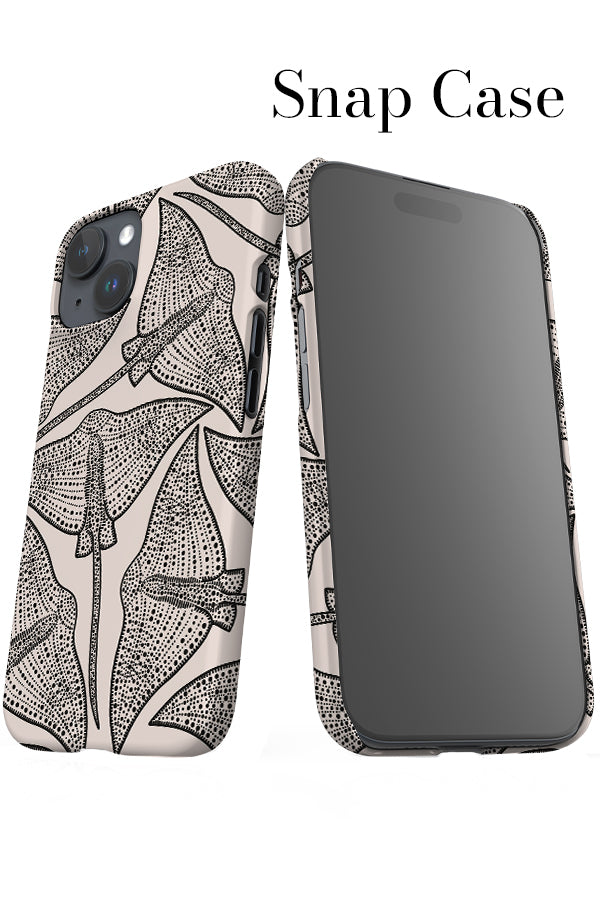 Stingray Scatter iPhone Snap Phone Case (White) | Harper & Blake