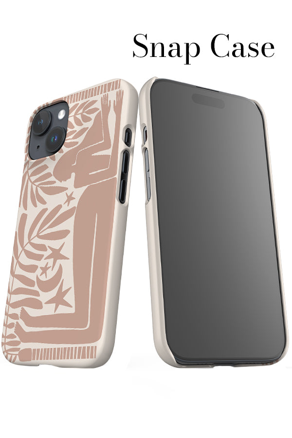 Under the Stars iPhone Phone Snap Case (Pale Terracotta) | Harper & Blake