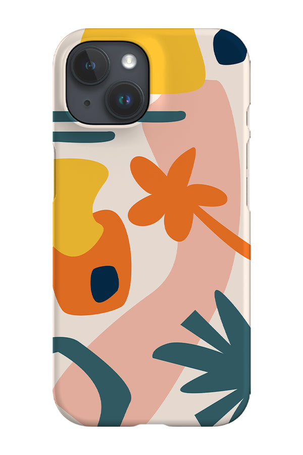 Abstract Nature Phone Case (Yellow Green) | Harper & Blake