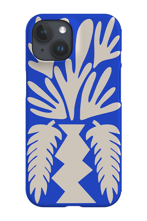 Abstract Plant Phone Case (Blue)