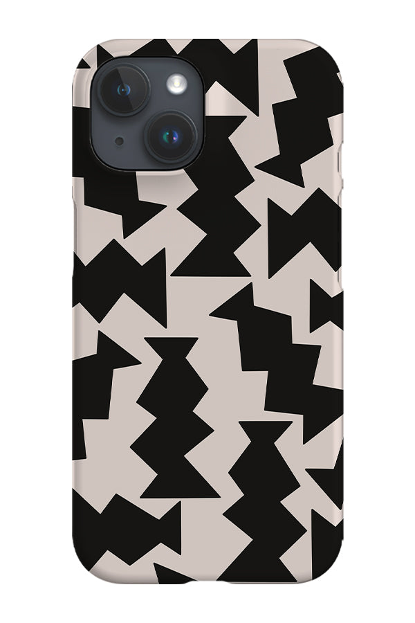 Abstract Plant Pot Phone Case (Black White) | Harper & Blake