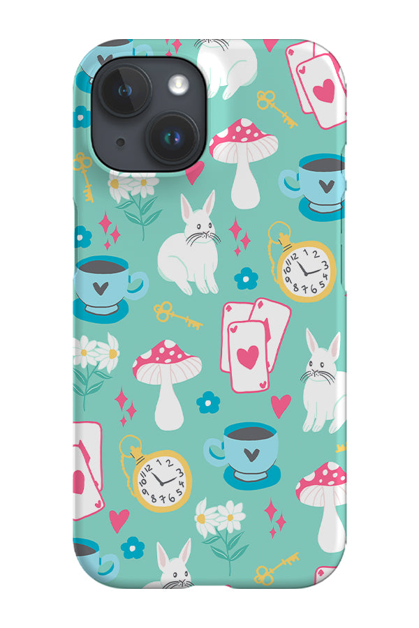 Alice in Wonderland Phone Case (Turquoise) | Harper & Blake
