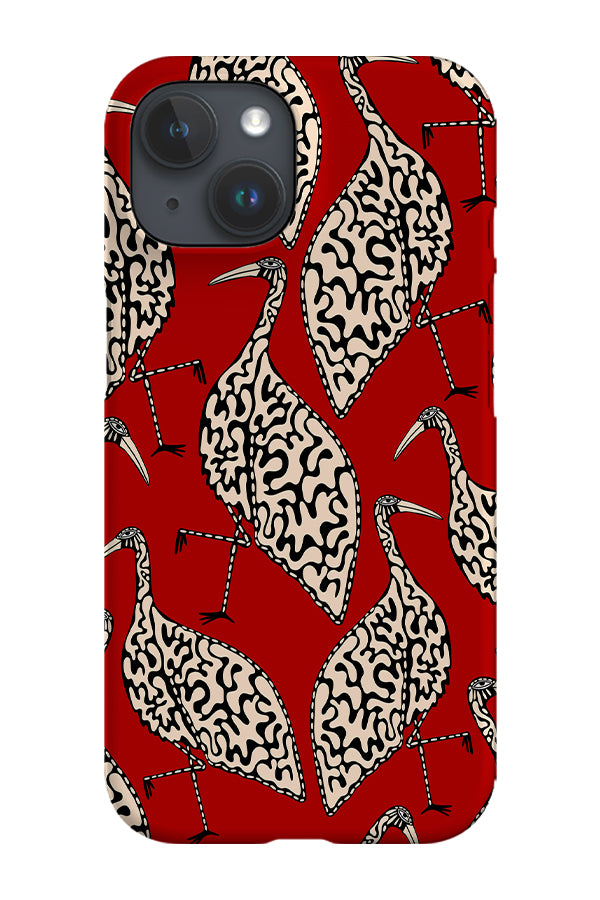 Bird Scatter Phone Case (Red) | Harper & Blake