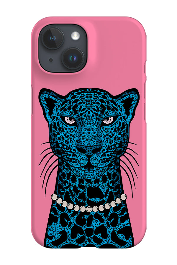 Bold Cheetah Phone Case (Blue Pink) | Harper & Blake