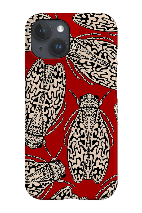 Bug Scatter Phone Case (Red Cream) | Harper & Blake