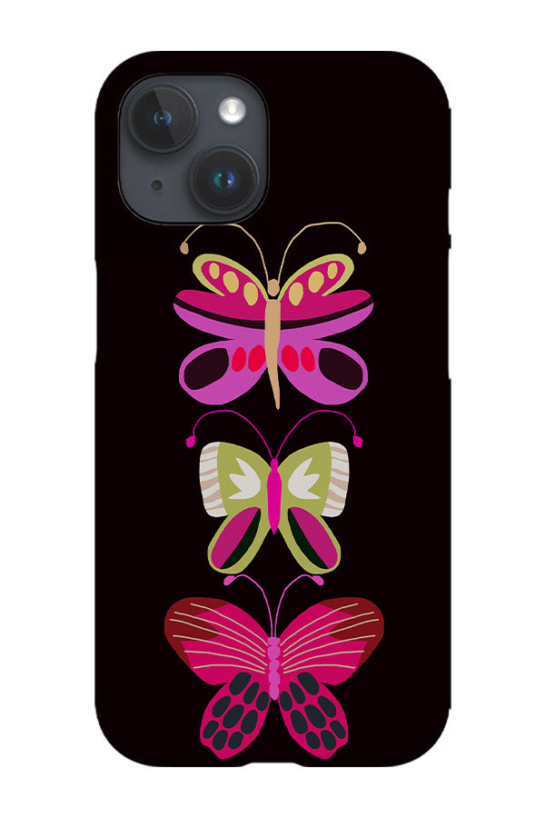Butterfly Placement Phone Case (Magenta Black) | Harper & Blake