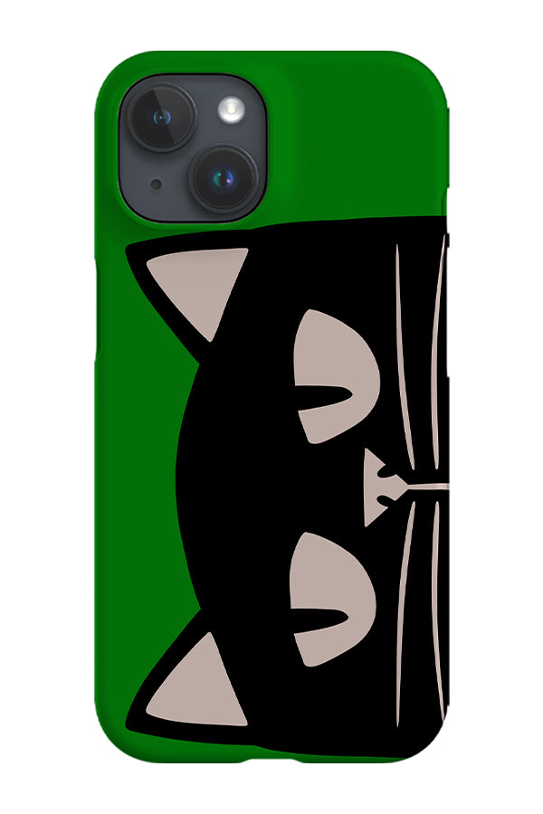 Cat Head Phone Case (Green) | Harper & Blake