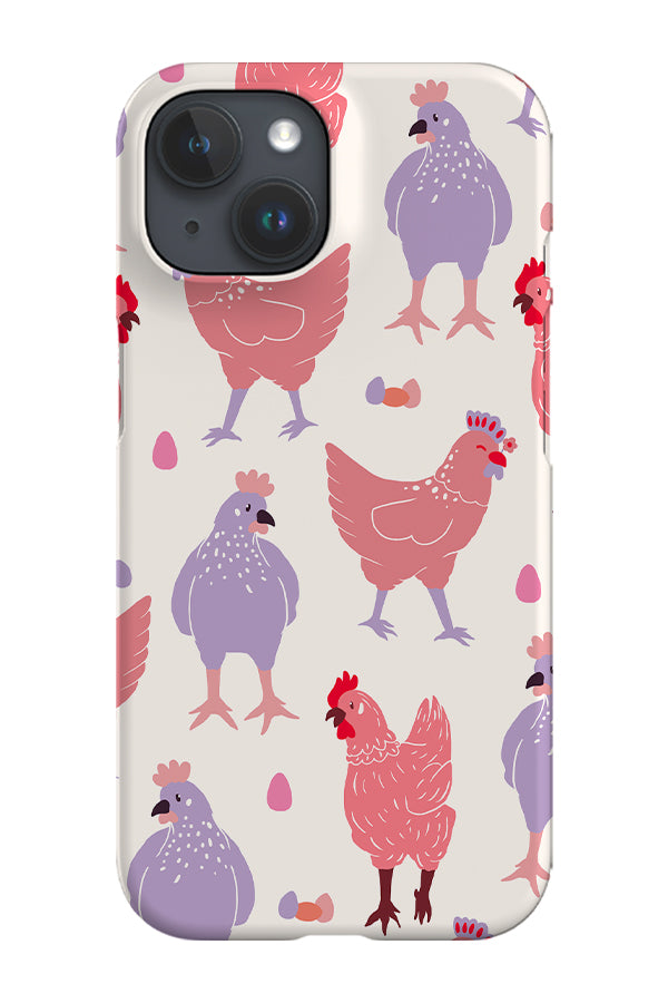 Chicken Egg Scatter Phone Case (Pinks)