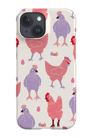 Chicken Egg Scatter Phone Case (Pinks) | Harper & Blake