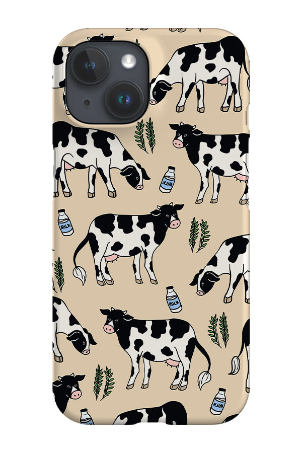Cow Milk Pattern Phone Case (Neutral) | Harper & Blake