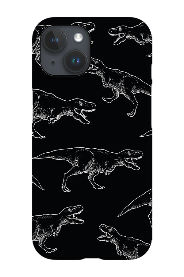 Dinosaur T-Rex Phone Case (Black)