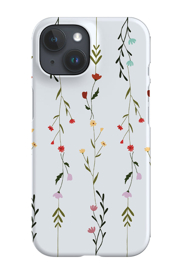 Dried Flowers Phone Case (Light Blue) | Harper & Blake
