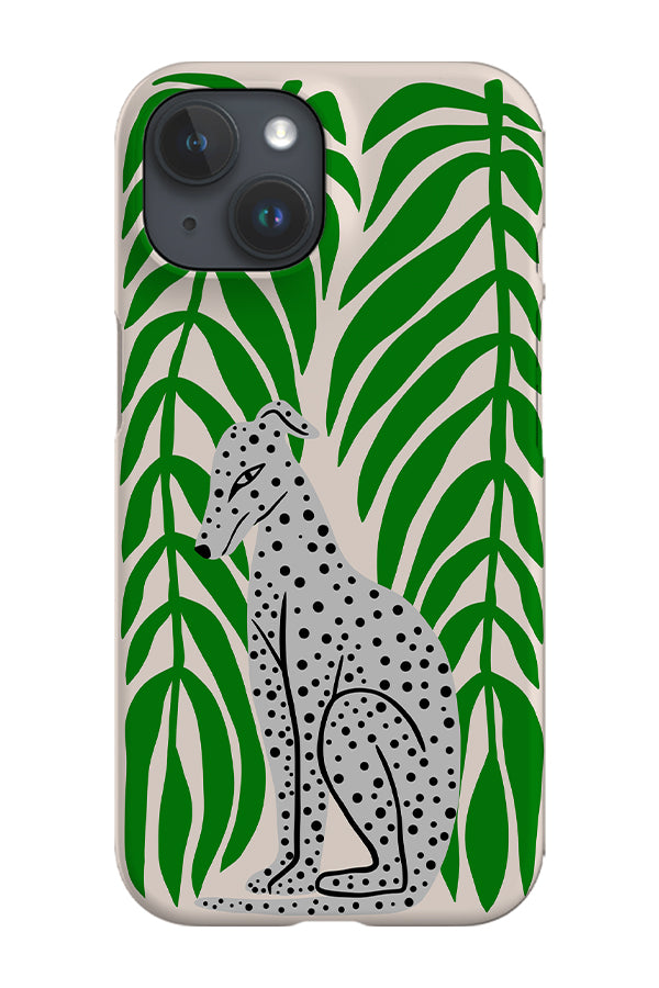 Dog & Leaves Phone Case (Off White) | Harper & Blake