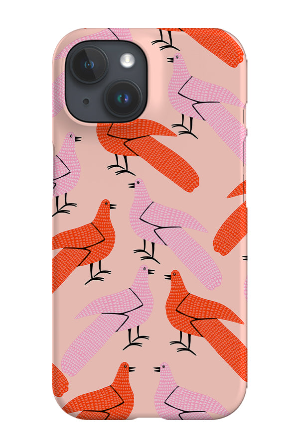 Dove Scatter Phone Case (Pink Red) | Harper & Blake