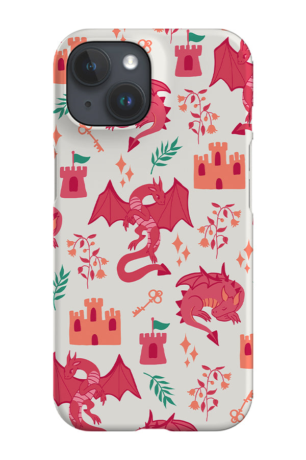 Dragons Phone Case (Beige Red) | Harper & Blake