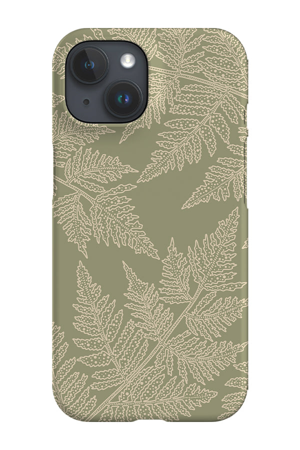 Fern Oversized Scatter Phone Case (Green) | Harper & Blake