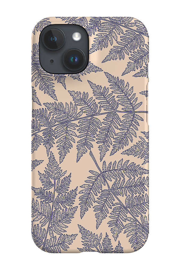 Fern Scatter Phone Case (Blue) | Harper & Blake