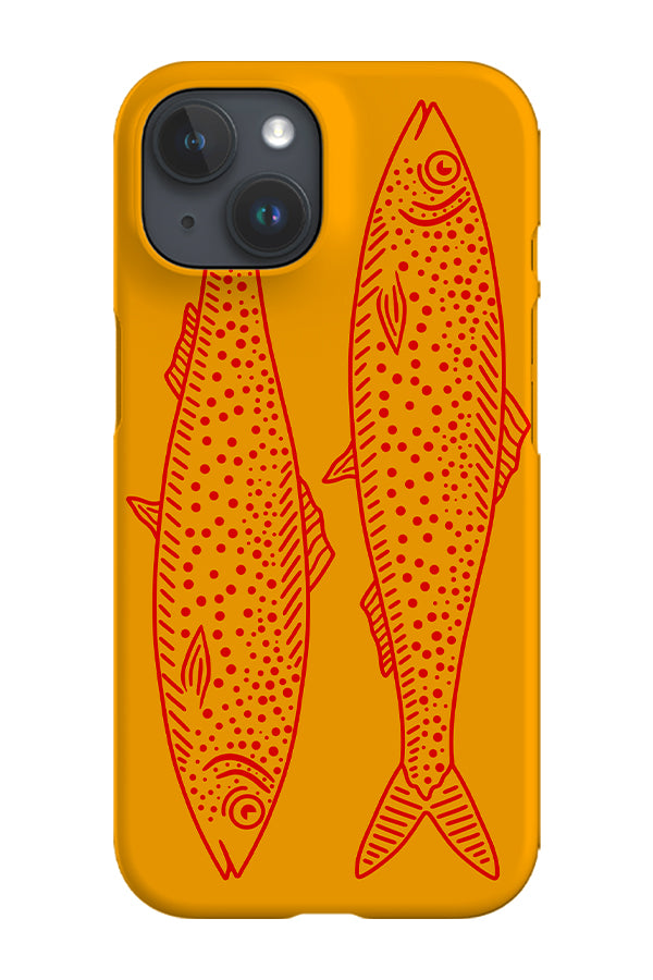 Twin Fish Phone Case (Yellow Red) | Harper & Blake
