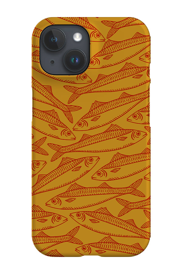 Fish Scatter Phone Case (Yellow Red) | Harper & Blake