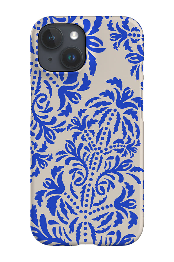 Floral Phone Case (Electric Blue) | Harper & Blake