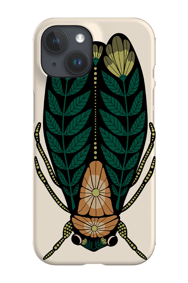 Floral Bug Phone Case (Green) | Harper & Blake