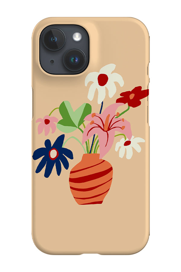 Flower Vase Placement Phone Case (Peach) | Harper & Blake