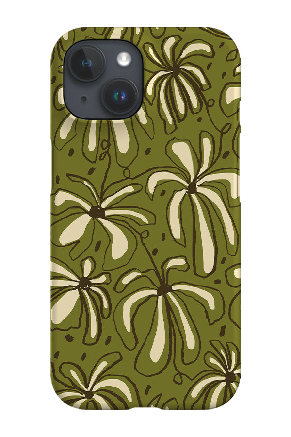 Flowerscape Four Colour Phone Case (Khaki) | Harper & Blake