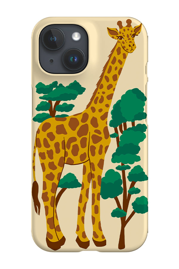 Giraffe Phone Case (Beige Yellow)