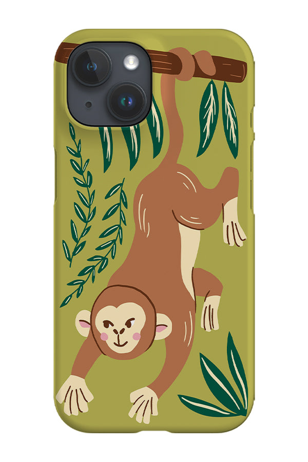 Monkey Jungle Phone Case (Green)