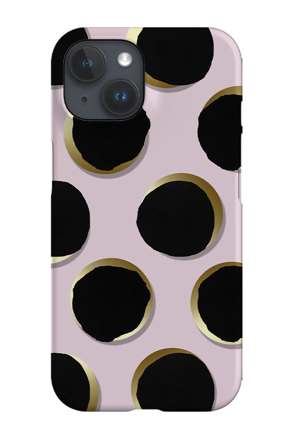 Painted Golden Dots Phone Case (Pink) | Harper & Blake