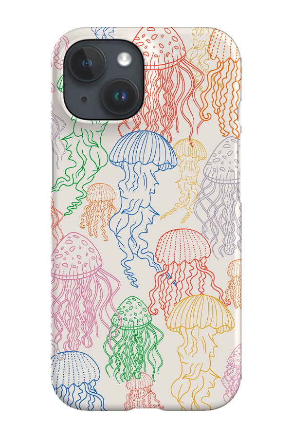 Overlapping Jellyfish Phone Case (Rainbow) | Harper & Blake