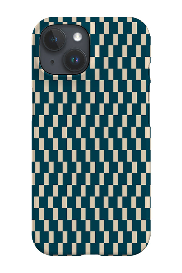 Geo Stripe by Kayla Ann Phone Case (Beige Blue) | Harper & Blake