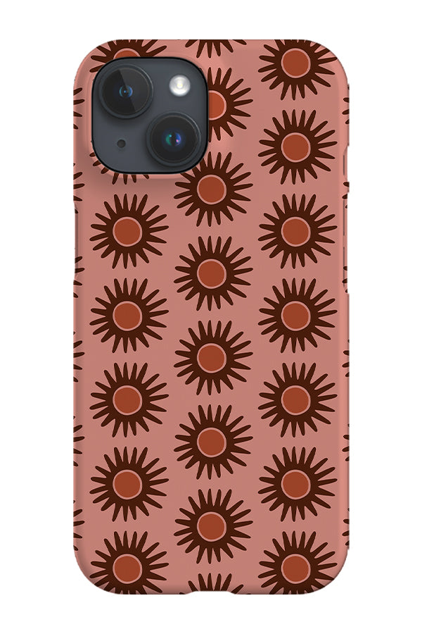 Abstract Suns by Kayla Ann Phone Case (Red) | Harper & Blake