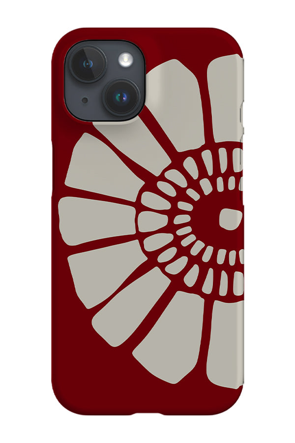 Large Flower Placement Phone Case (Red) | Harper & Blake