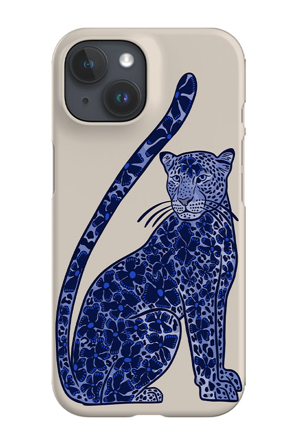 Floral Leopard Phone Case (Blue) | Harper & Blake